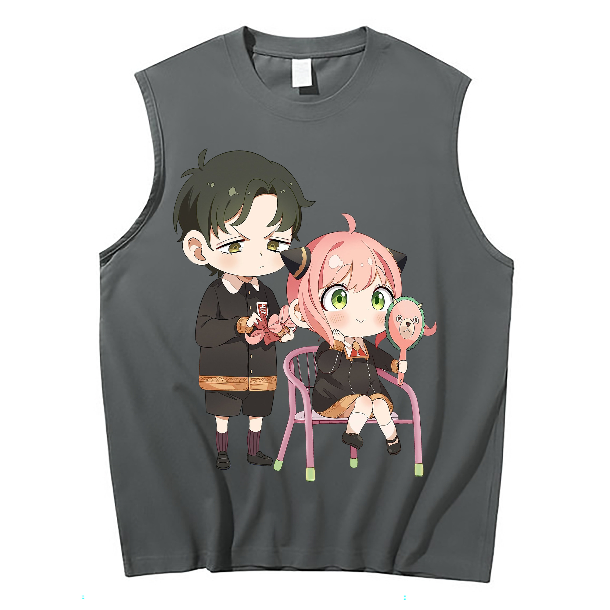 （画像用） SPY×FAMILY间谍家家酒 コットン100％タンクトップ（フロントプリント）